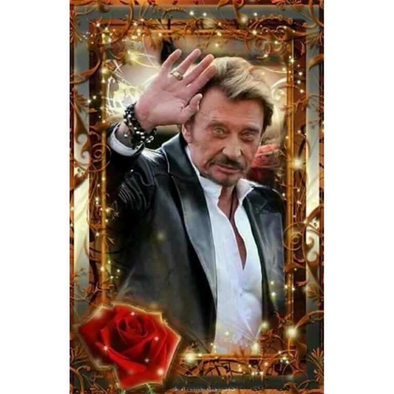 Kit Peinture Diamant 5D – Johnny Hallyday – Taille 30x40 Cm – DIY Mosaïque Pour Décoration Murale